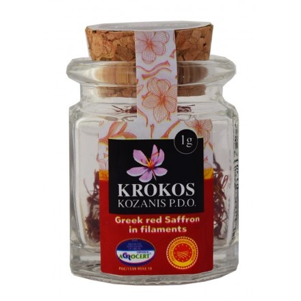 Krokos Kozanis Greek Red Saffron 1G