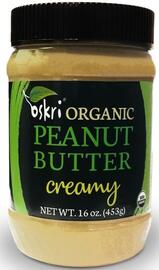 Oskri Peanut Butter Creamy 500G Bio