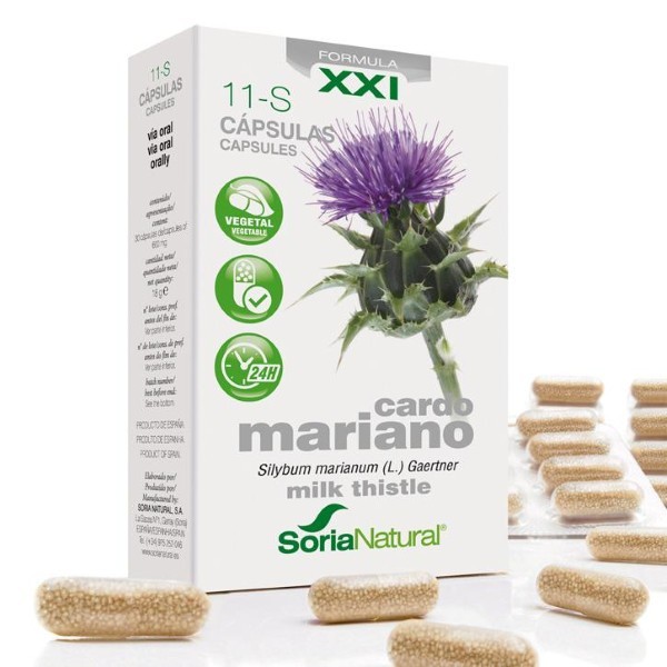 Soria Natural, Milk Thistle 30 Capsules