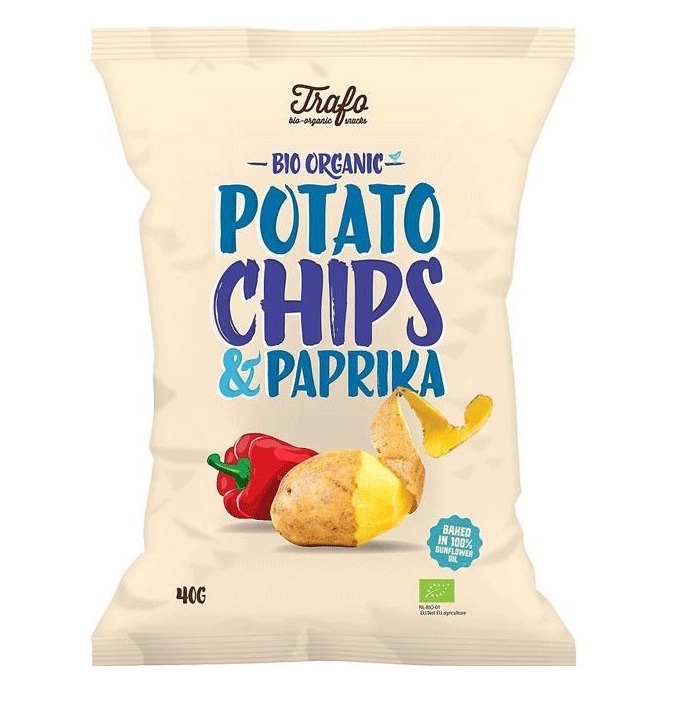 Trafo Potato Chips Paprika 40G Bio