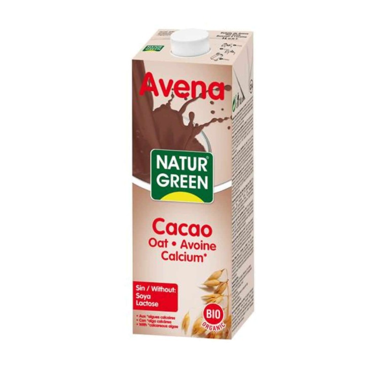 Naturgreen Oat Milk Cacao 1Lt Bio