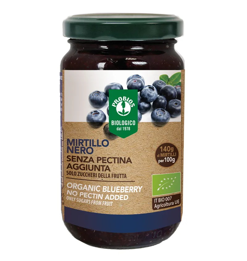 Probios Wild Blueberry Fruit Spread No Pectin Added 220G Bio