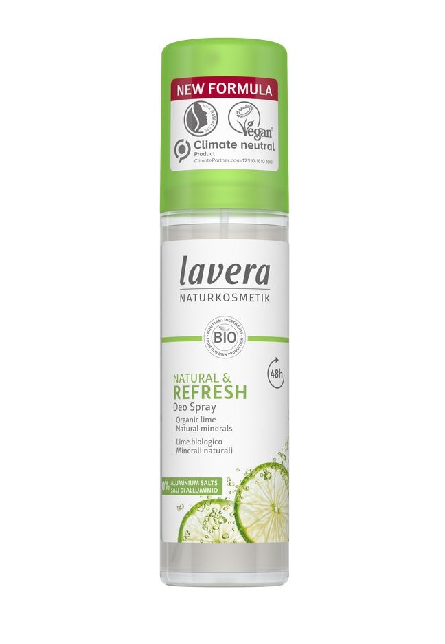 Lavera Natural Refresh Lime Deo Spray 75Ml