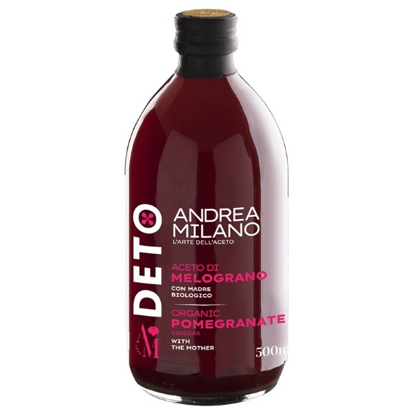 Andrea Milano, Pomegranate Vinegar With Mother Bio 500ml