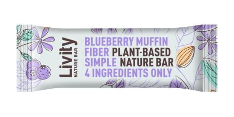 Livity Nature Blueberry Muffin Bar 30G