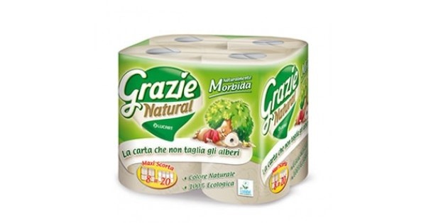 Grazie Toilet Paper 8 Rolls
