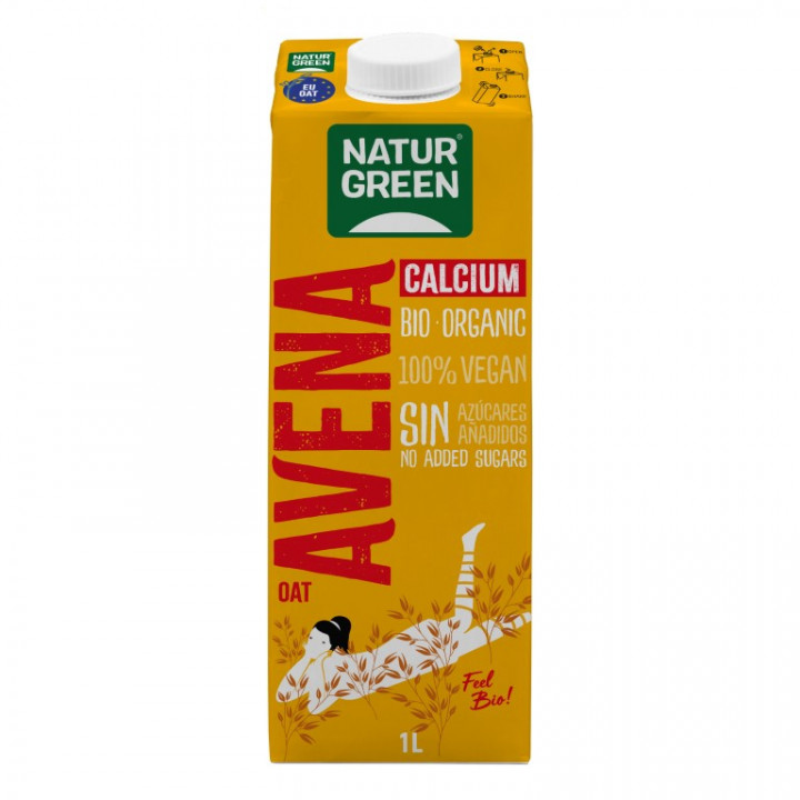 Naturgreen Oat Milk With Calcium 1L Bio