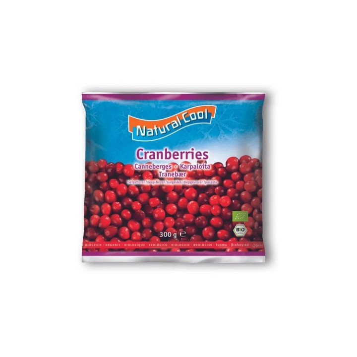 Natural Cool Frozen Cranberries Bio Pack Of 300 Gr