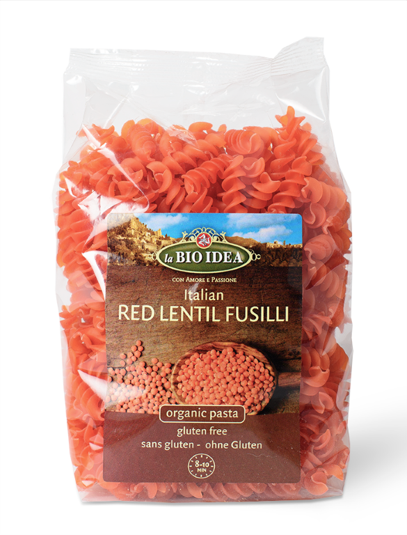 La Bio Idea Italian Red Lentil Fusilli Bio Gluten Free 250G