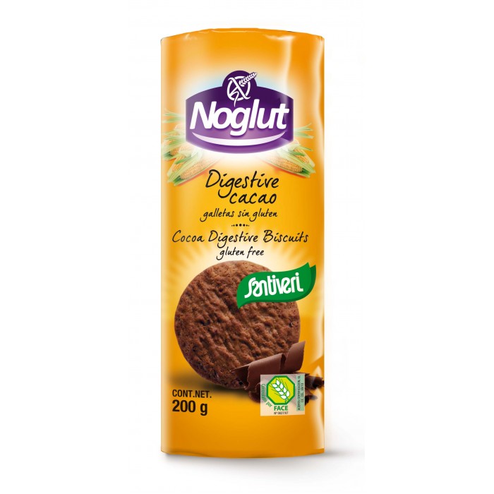 Noglut Digestive Cocao Biscuits 200G Gluten Free