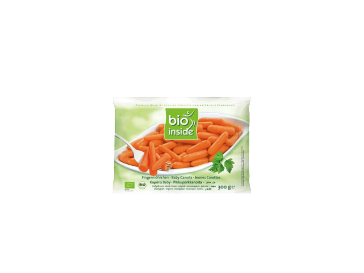 Bio Inside Frozen Baby Carrots Bio Pack Of 300 Gr