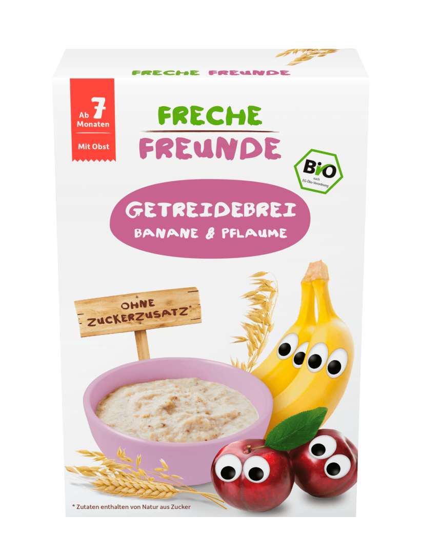 Erdbar Porridge Banana Plum 200G Bio