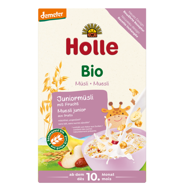 Holle Junior Muesli Multigrain With Fruit (10Μ) 250G Bio