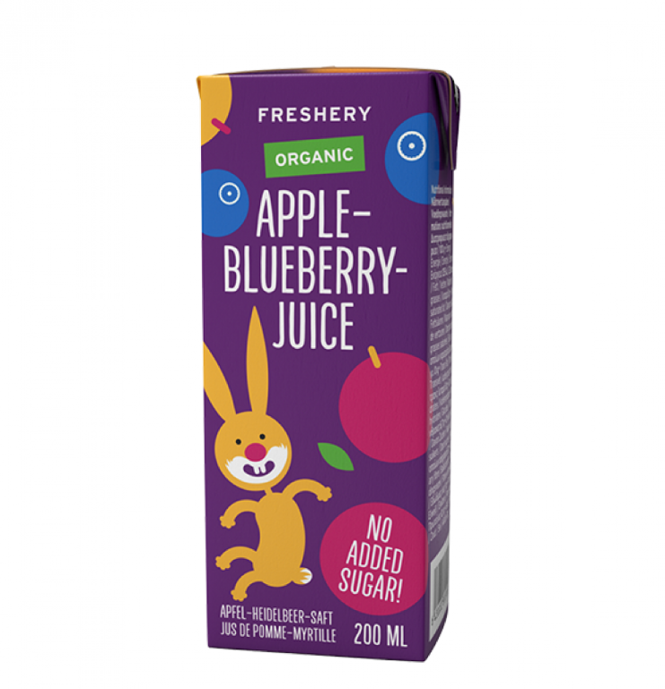 Freshery Children Juice Apple - Blueberry 200Ml Bio