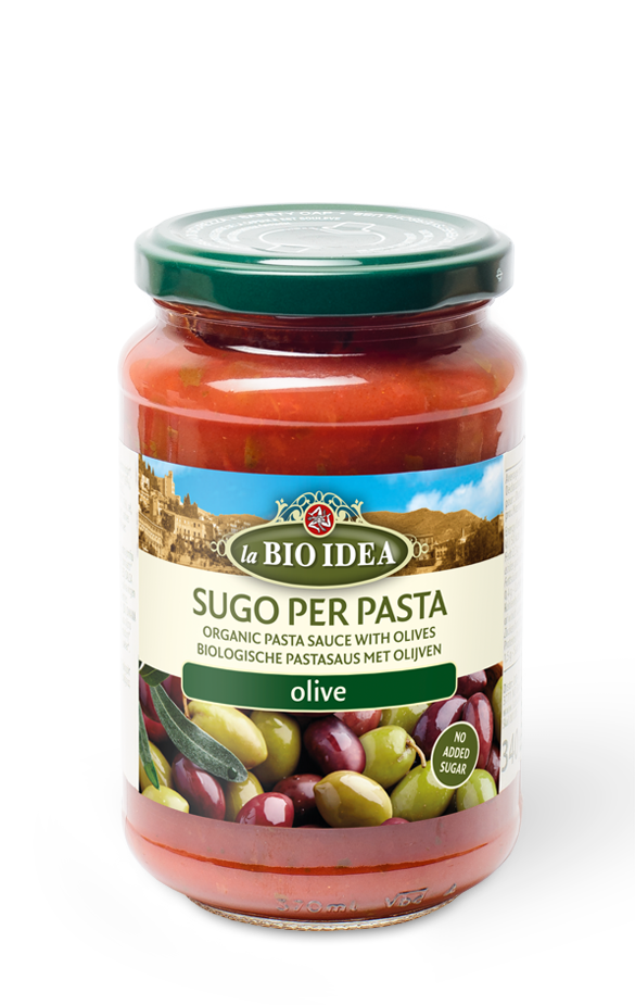 La Bio Idea Olive Tomato Sauce 340G Bio