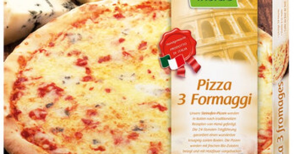 Bio Inside Frozen Pizza 3 Cheeses Bio Pack Of 350 Gr