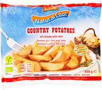 Natural Cool Frozen Country Potatoes Bio Pack Of 450 Gr