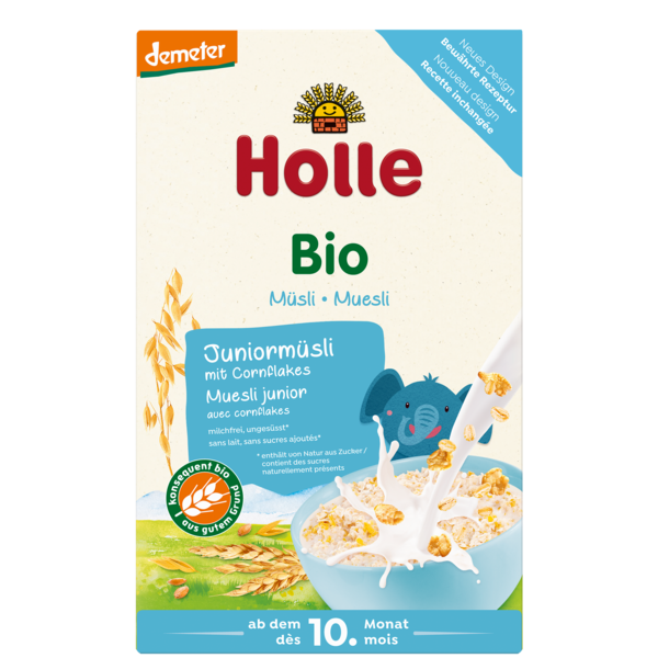 Holle Junior Muesli Multigrain With Cornflakes (10M) 250G Bio