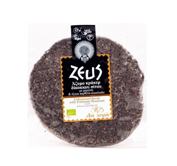 Biofresco, Unleavened Bread Carob Extra Virgin Olive Oil 100g Bio