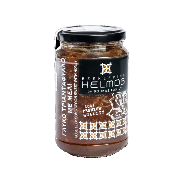 Helmos Honey With Rose Blossoms Unheated 380g