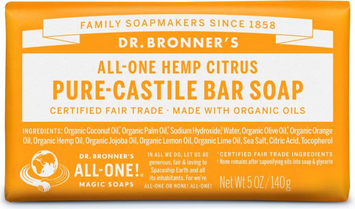Dr. Bronners Citrus Orange Soap 140G