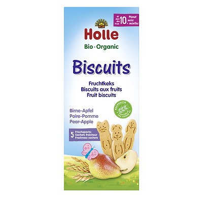 Holle Biscuits Pear Apple 5X25G Bio