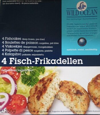 Wild Ocean Frozen Fish Fishcakes Bio Pack Of 250 Gr