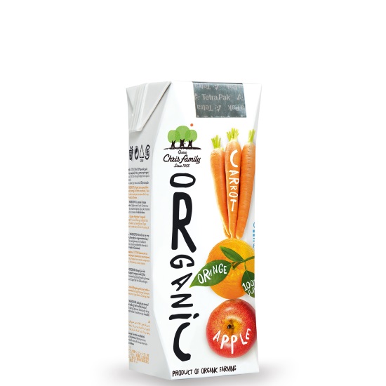 Christodoulou Apple Orange Carrot Juice 250Ml Bio