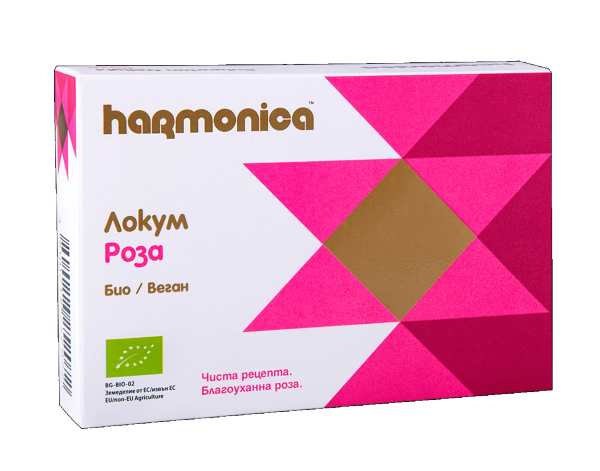 Harmonica, Bulgarian Delight Lukum Rose 140g Bio