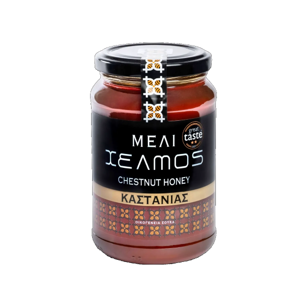 Helmos Chestnut Honey (kastanias) Unheated 480g