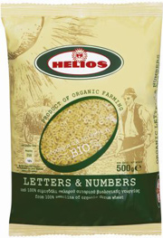 Helios Numbers Pasta 500G Bio