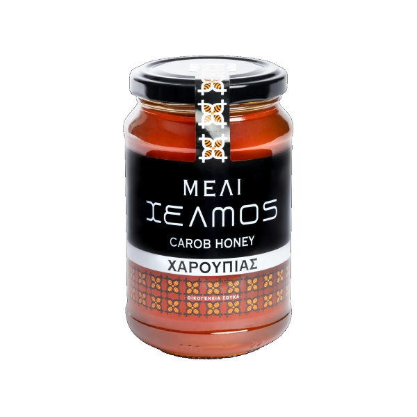 Helmos Carob Honey Unheated 480g