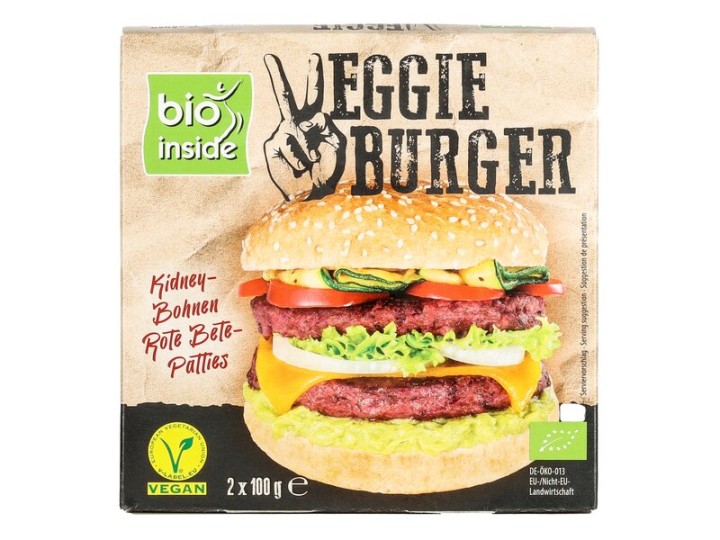 Bio Inside Frozen Veggie Burger Kidney Bio Pack Of 2X100 Gr