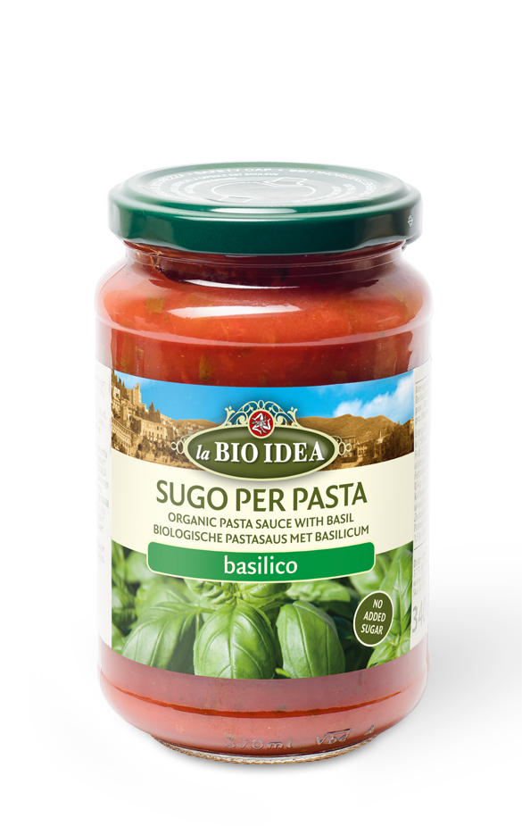 La Bio Idea Basil Pasta Sauce 340G Bio