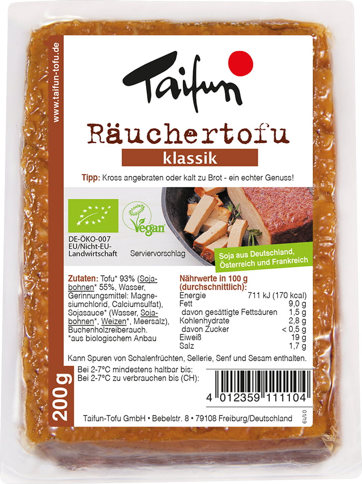 Taifun Smoked Tofu Bio Pack Of 200 Gr
