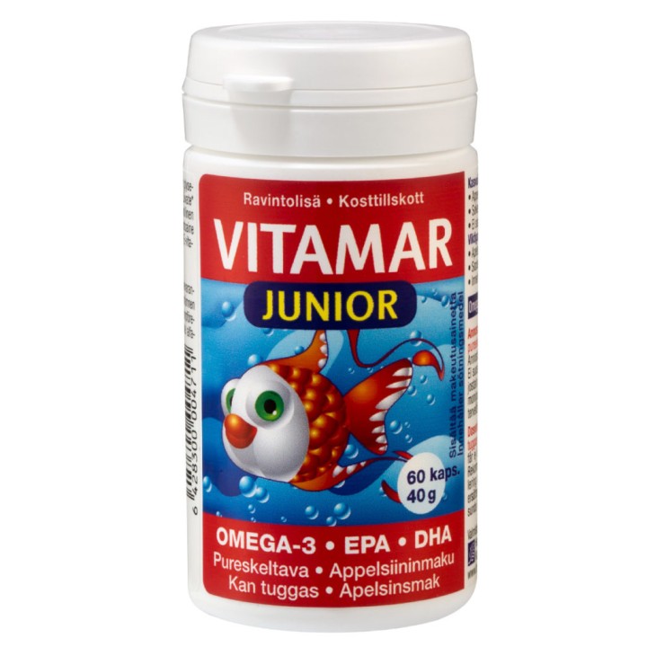 Hankintatukku Vitamar Junior Omega 3 Epa Dha 40G 60 Caps