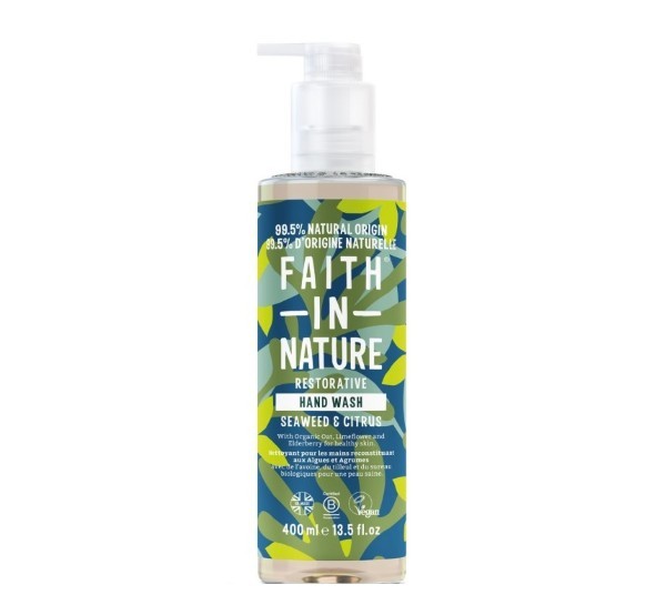 Faith In Nature, Restorative Hand Wash Seaweed Citrus 400ml