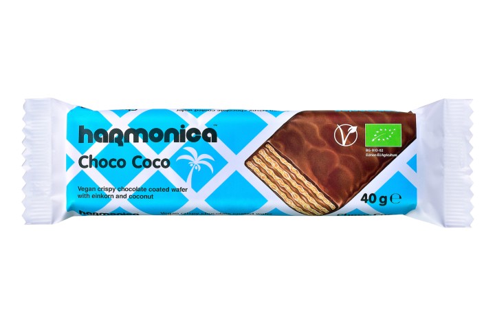Harmonica Chocolate Coconut Wafer 30G Bio