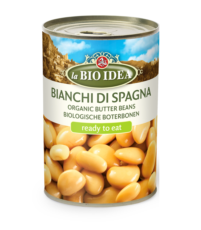 La Bio Idea White Butter Beans Τιν 400G Bio