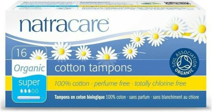 Natracare Applicator Tampons 16 X Super