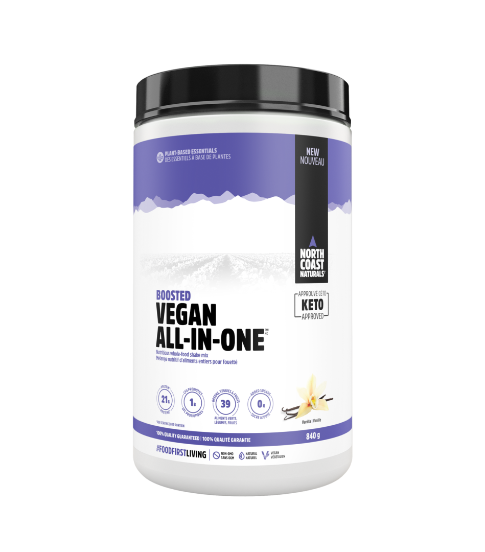 North Coast Vegan All In One Vanilla Protein 840G