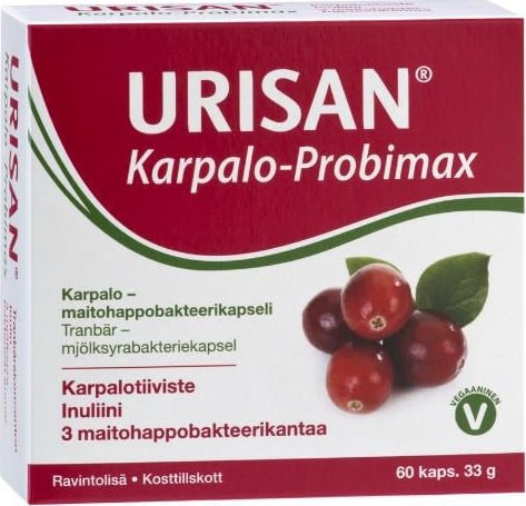 Hankintatukku Urisan Karpalo Probimax 33G 60 Caps