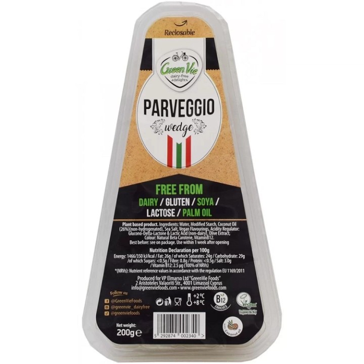 Greenvie Parmesan Cheese Flavour Block Pack Of 200 Gr