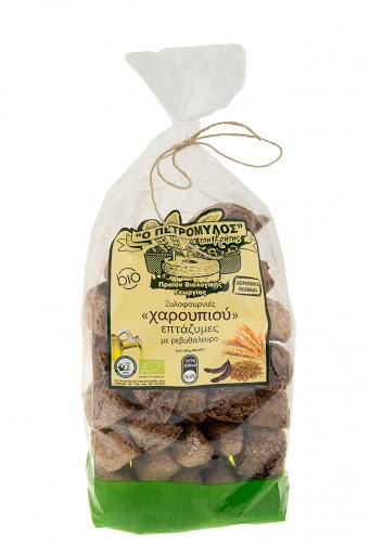 Petromilos Traditional Rusks With Carob 400G Bio