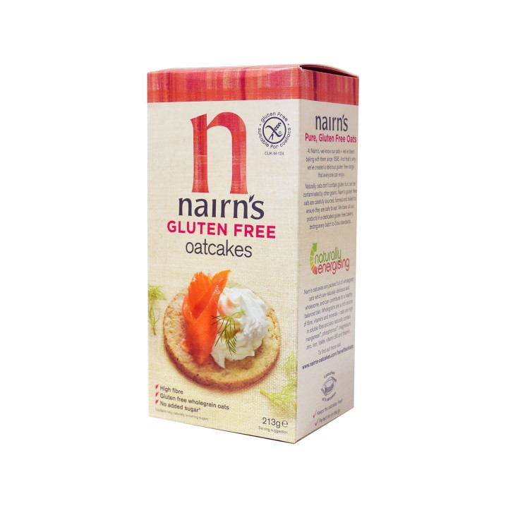 Nairns Oatcakes Gluten Free 213G