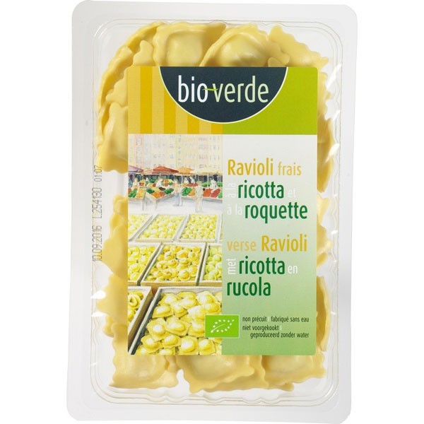Bio Verde, Ravioli With Ricotta Cheese 250G Bio