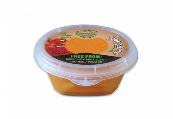 Green Vie Spread With Red Peppers 250G Vegan