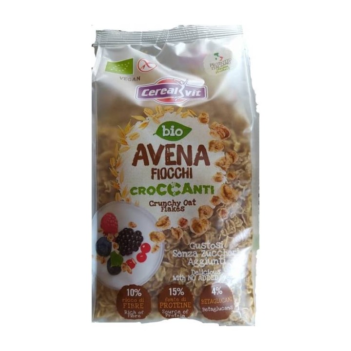 Cerealvit Oat Flakes Crunchy 250G Bio