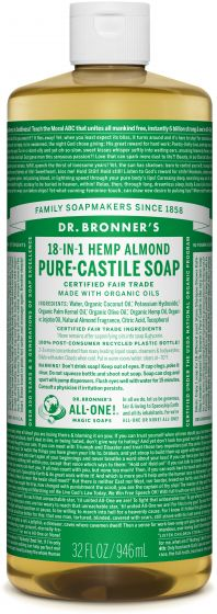 Dr. Bronners 18 In 1 Hemp Almond Soap 946Ml