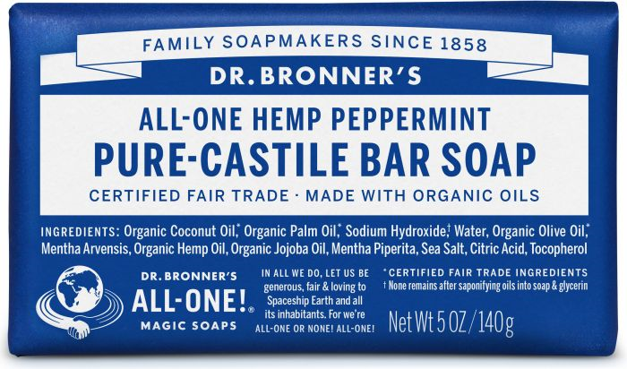 Dr. Bronners Hemp Peppermint Soap 140G